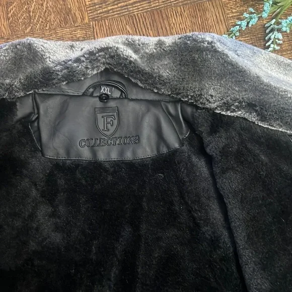 F Collection Leather Jacket - Picture 6 of 9